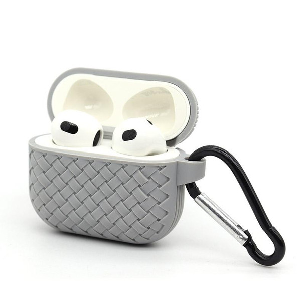 AirPods 3 Weave Texture TPU Protective Case(Black)