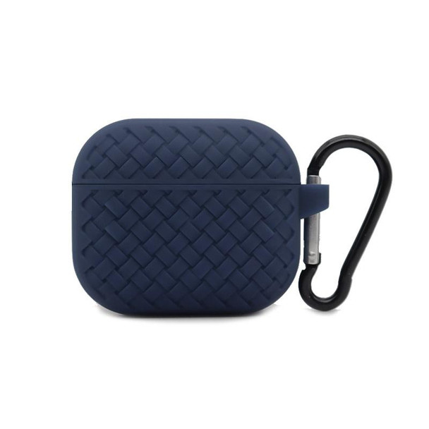 AirPods 3 Weave Texture TPU Protective Case(Midnight Blue)