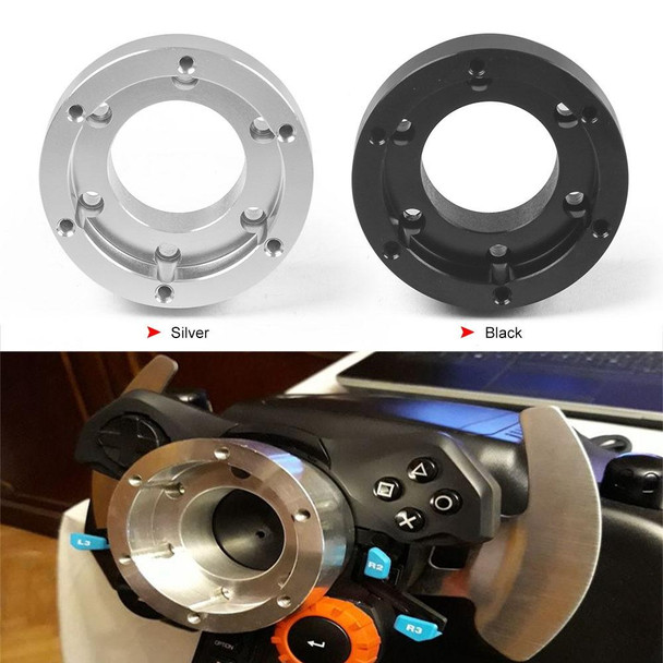 Logitech G29 G920 G923 70mm Gaming Steering Wheel Adapter(Silver)