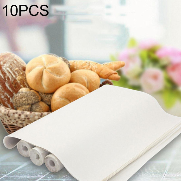 10 PCS Cuttable Reusable High Temperature Resistance Anti-stick Baking Tarpaulins, Size: 40x60cm, Random Color Delivery