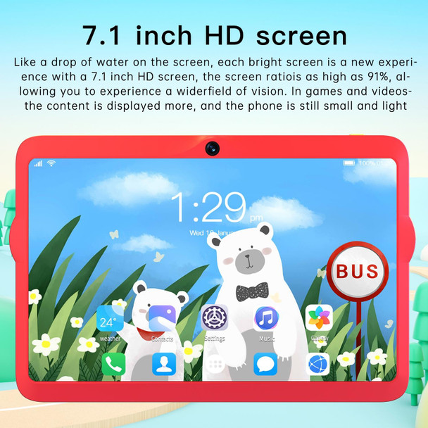 Q8C2 Kids Education Tablet PC, 7.0 inch, 2GB+16GB, Android 5.1 MT6592 Octa Core, Support WiFi / BT / TF Card (Red)