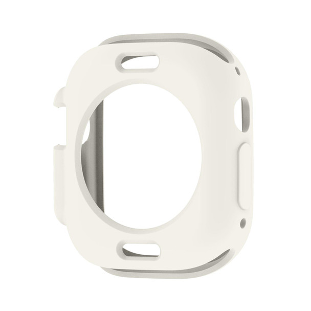 Apple Watch Ultra 49mm Candy TPU Protective Case(Cream White)