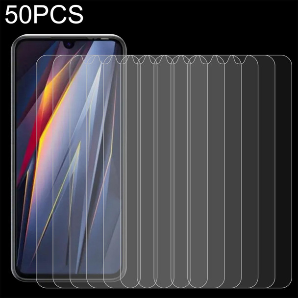 TECNO Pova 4 Pro 50pcs 0.26mm 9H 2.5D Tempered Glass Film