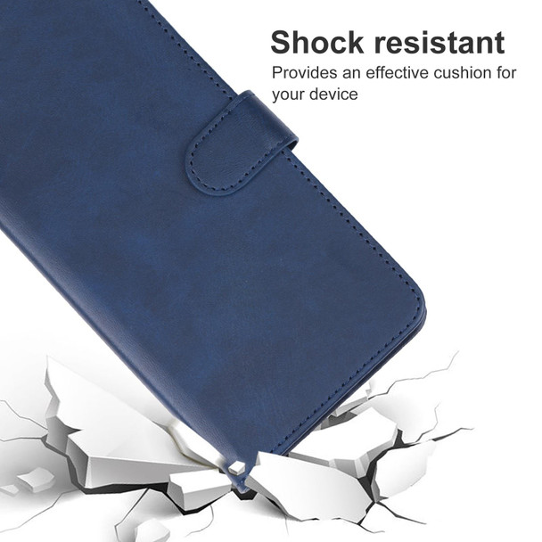 TECNO Pova 4 Leather Phone Case(Blue)