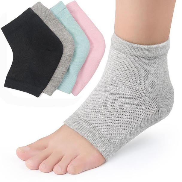 5 Pairs  Polyester-cotton Gel Anti-foot Heel Dry Cracking Moisturizing Socks Protection Sleeve ,Random Color Delivery