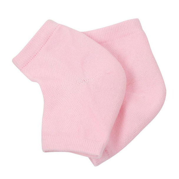 5 Pairs  Polyester-cotton Gel Anti-foot Heel Dry Cracking Moisturizing Socks Protection Sleeve ,Random Color Delivery