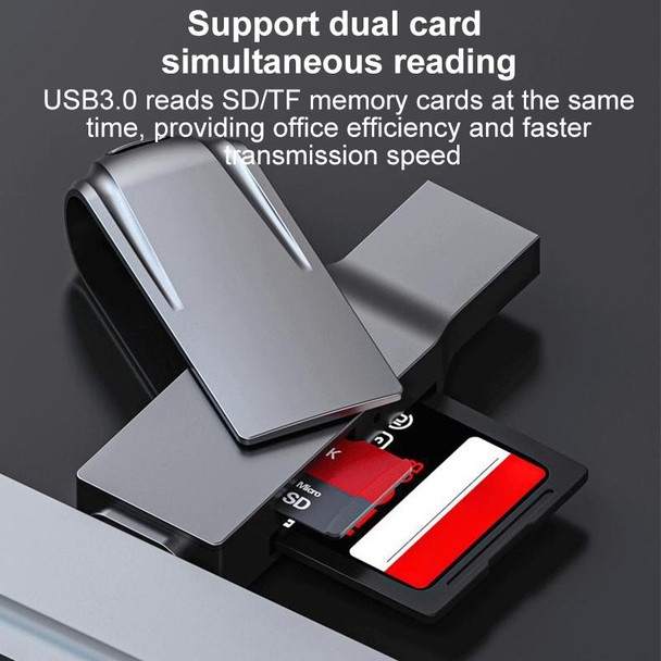 2 In 1 Multifunction USB-C / Type-C to USB 3.0 Card Reader