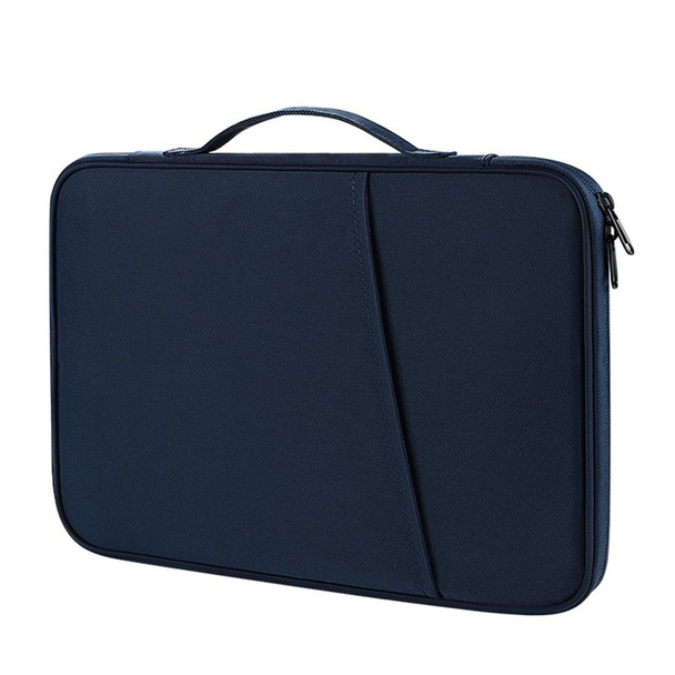 12.9-13 inch Laptop Portable Nylon Twill Texture Bag(Blue)