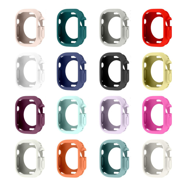 Apple Watch Ultra 49mm Candy TPU Protective Case(Red)