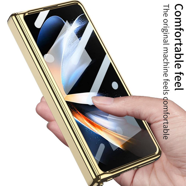 Samsung Galaxy Z Fold4 GKK Integrated Magnetic Hinged Phantom Phone Case(Champagne Gold)