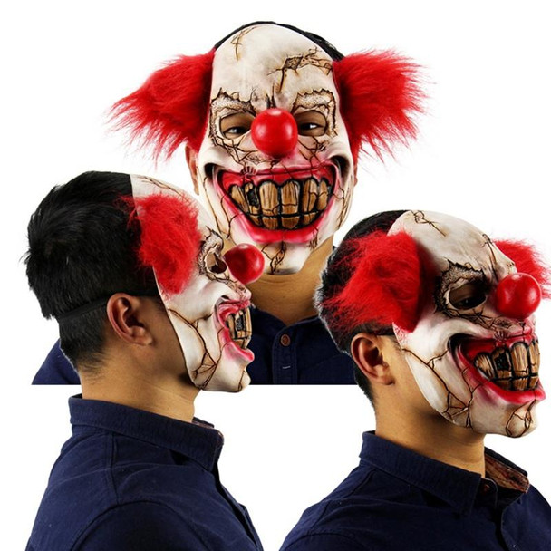 Halloween Festival Party Latex Bald Clown Frightened Mask