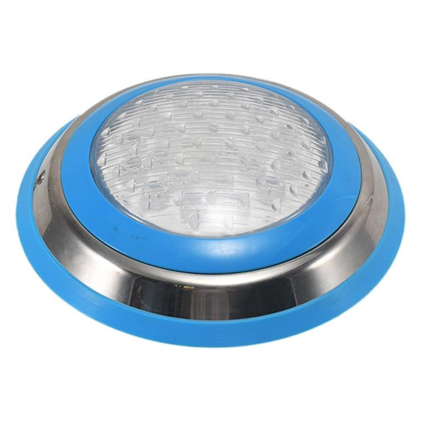 15W LED Stainless Steel Wall-mounted Pool Light Landscape Underwater Light(Colorful Light + Remote Control)