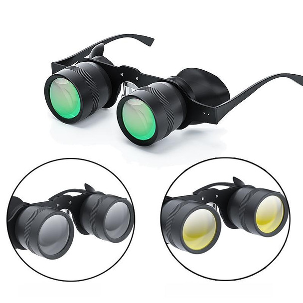 D-1548 10x HD Adjustable Focus Fishing Binoculars,Spec: With Grey+Yellow Polarised Lens