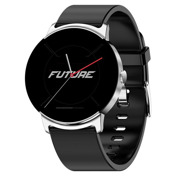 KS02 1.32 Inch Smart Watch Supports Blood Glucose Detection, Blood Pressure Detection, Blood Oxygen Detection(Silver+Black)