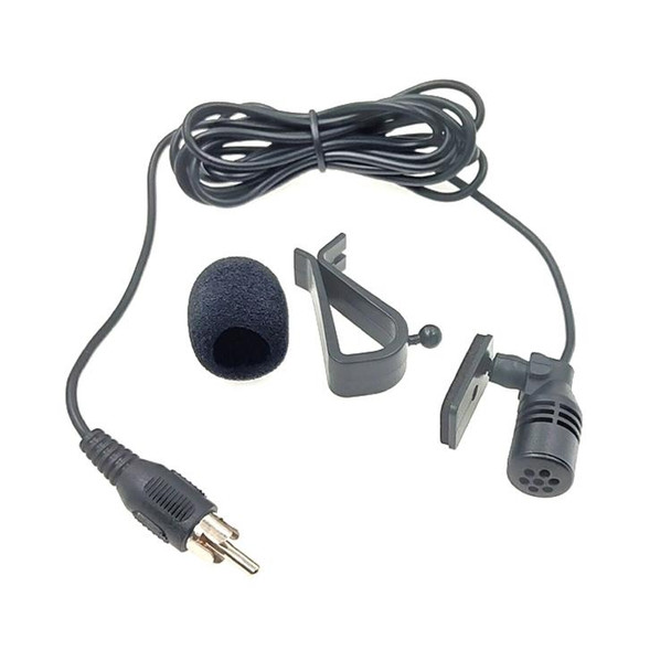 ZJ015MR RCA Lotus Plug Car Navigation DVD External Paste Microphone, Length: 3m