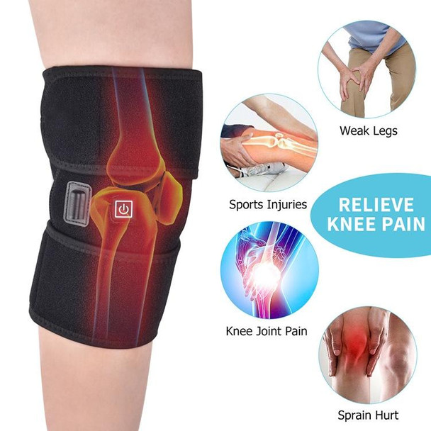 Infrared Heating Therapy Knee Pad Rehabilitation Assistance USB Model