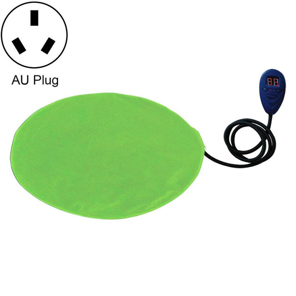 30x30cm Green 12V Low Voltage Multifunctional Warm Pet Heating Pad Pet Electric Blanket(AU Plug)