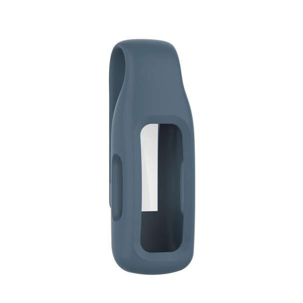 Fitbit Inspire 3 Steel Sheet Silicone Protective Clip Case Cover(Rock Cyan)