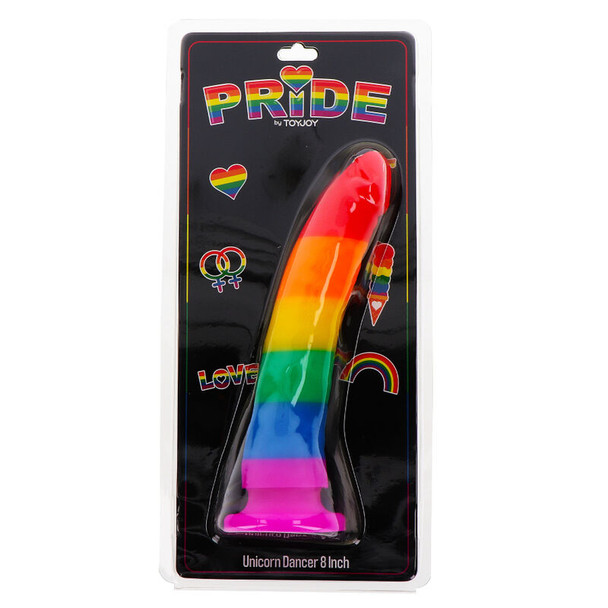 LGBT FLAG - Unicorn Dancer Dildo 18CM