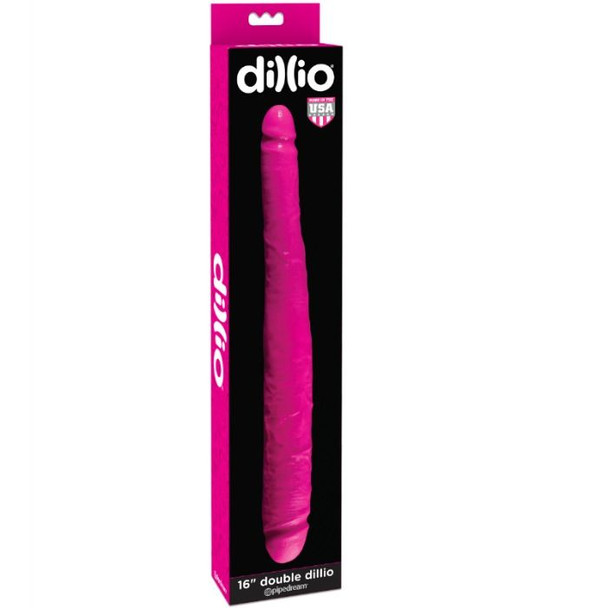 DOUBLE DILDO - Dillio - Pink 40.7CM