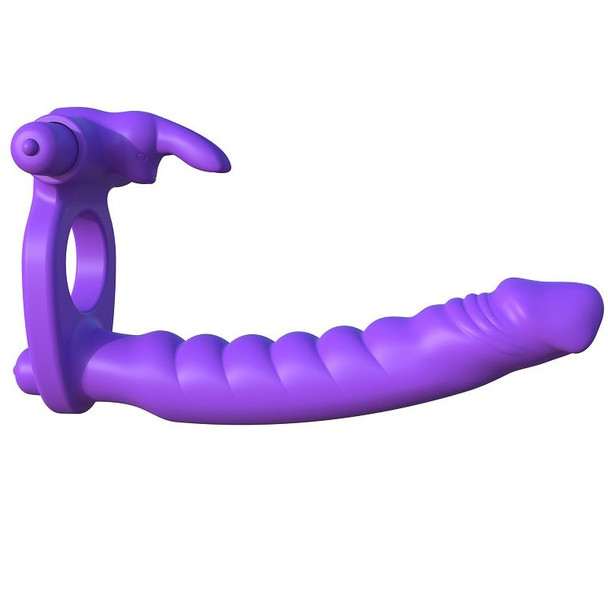 FANTASY - C-Ringz Silicone Double Vibrator Rabbit