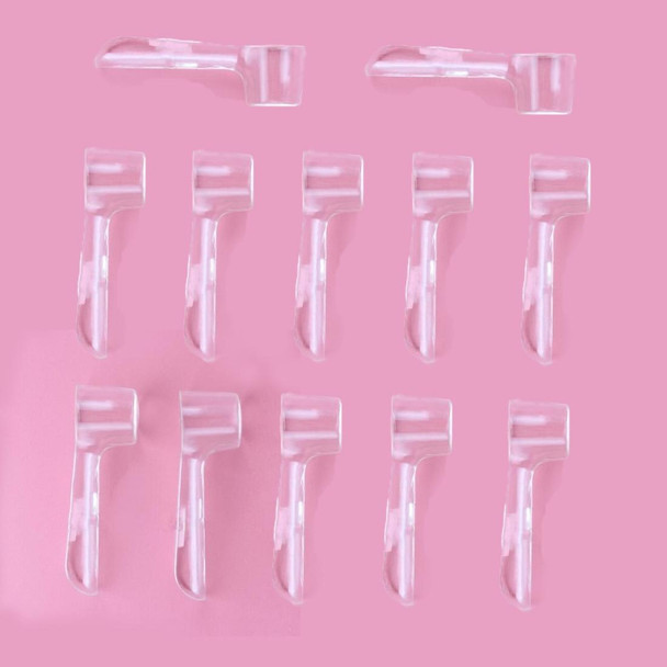 12 PCS Electric Toothbrush Heads Protective Transparent Cover