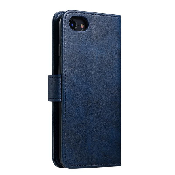 iPhone 8 / 7 GUSSIM Magnetic Horizontal Flip Leather Case with Holder & Card Slots & & Wallet(Blue)