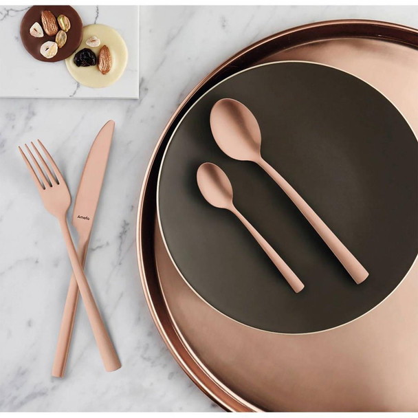 Manille 16pc Copper Cutlery Set