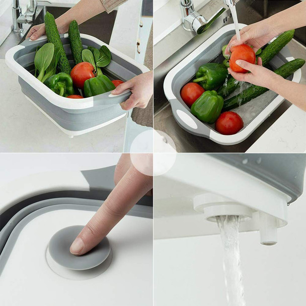 2-in-1 Collapsible Sink & Chopping Board