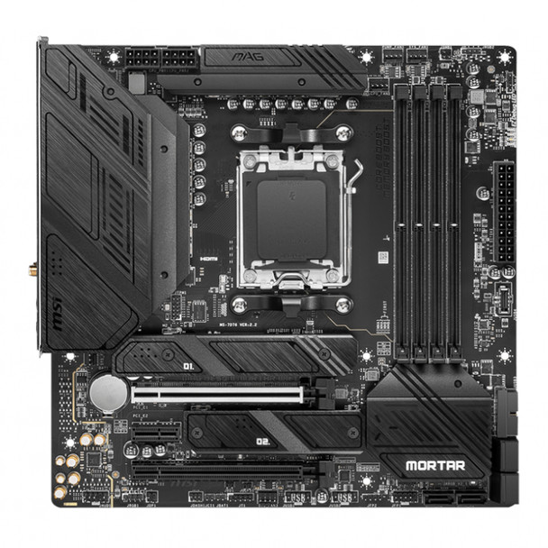 MSI MAG B650M Mortar WIFI AMD AM5 mATX Gaming Motherboard