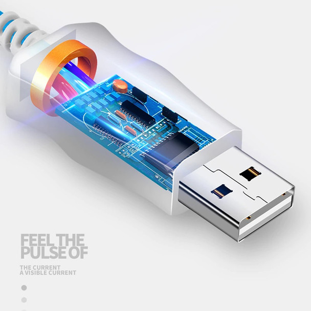 USB Glow Flowing Charging Cables