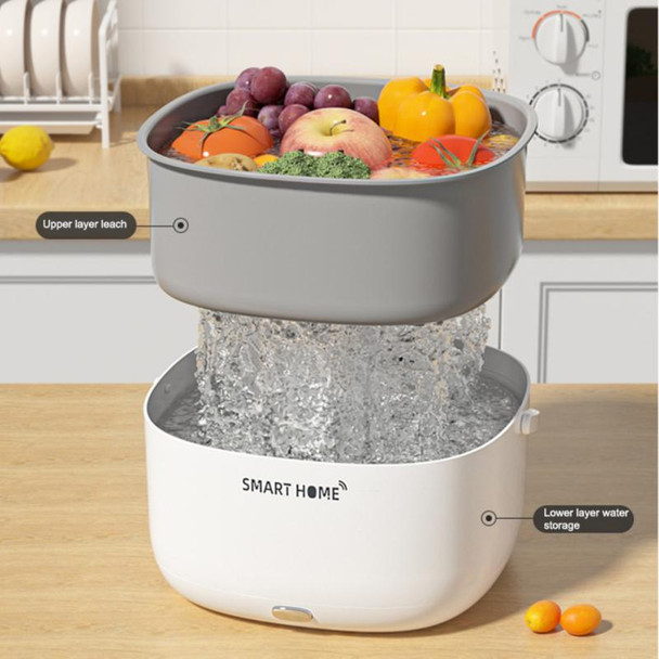 Double-layer Fruit & Vegetable Cleaner Machine