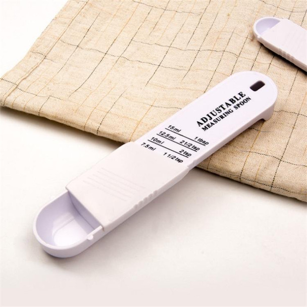 5 Sets Creative Gadgets Adjustable Plastic Measuring Spoons Seasoning Combination Measuring Spoon
