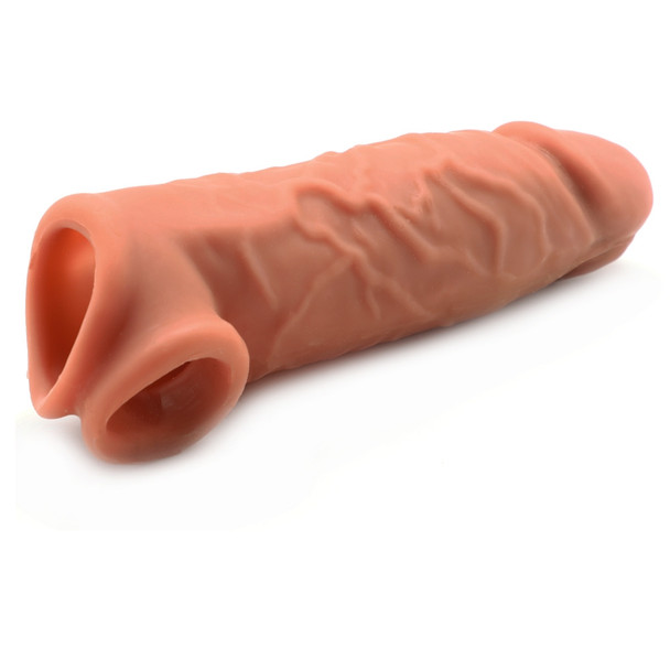 Penis Extender with ball holder - Brown - 14.9CM