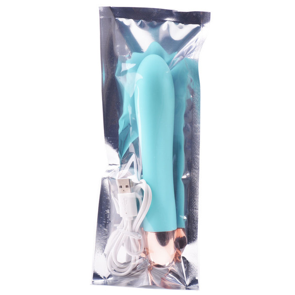 7-Speed Rechargeable Classic Vibrator - Blue