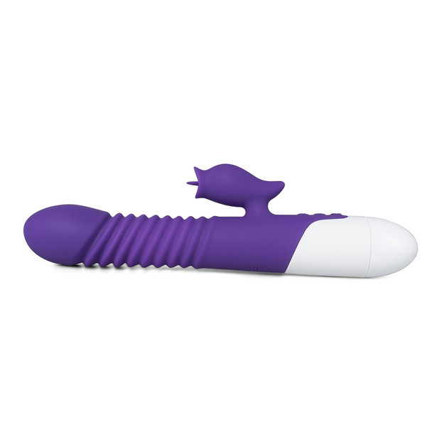 12-Speed Silicone Thrusting Vibrator with Heating Function