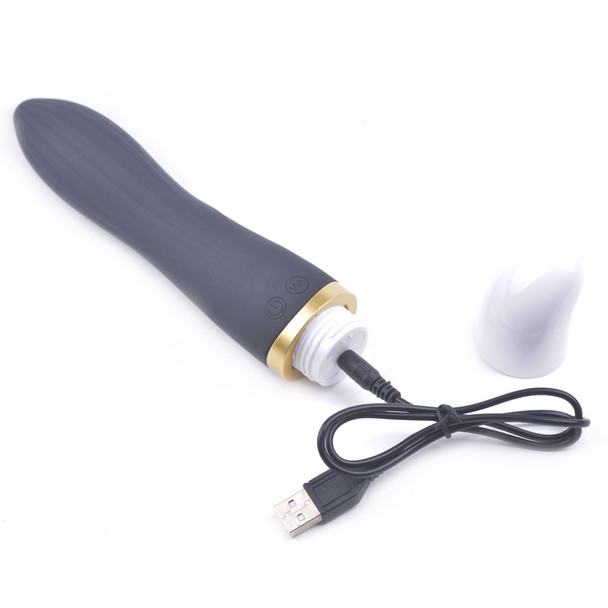 12-Speed Rechargeable Silicone Vibrator