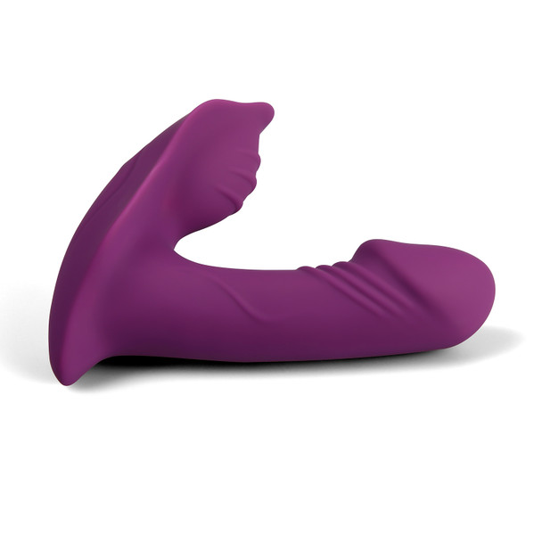 Remote Control 9-Speed Rechargeable Silicone Panty Vibrator Dildo