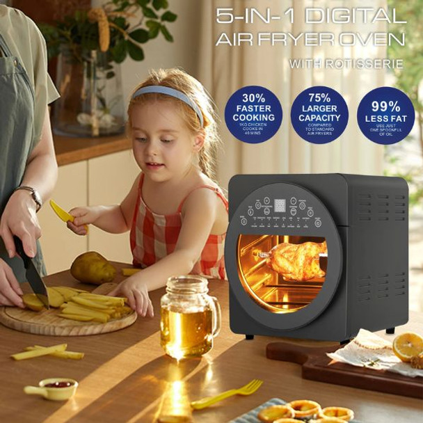 Epeios 14L Stainless Steel Air Fryer Oven