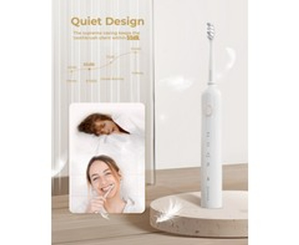 Epeios Sonic Electric Toothbrush [White]