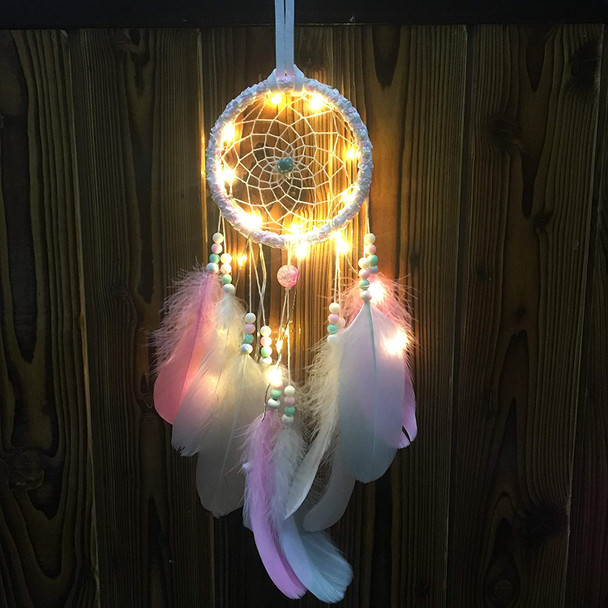 LED Feather Dream Catchers