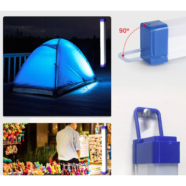 Rechargeable LED Emergency Lights with Solar Panel