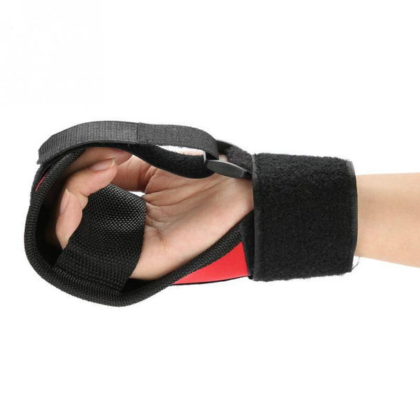 Rehabilitation Fixed Auxiliary Special Gloves Hemiplegia Training Equipment, Style:Paste Buckle Type