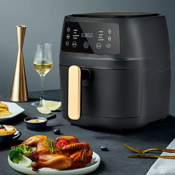 Digital Electric 8L Air Fryer With Extra Large Capacity 2400W-black