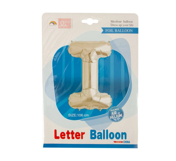 Helium Silver Foil Letter Balloon F-04
