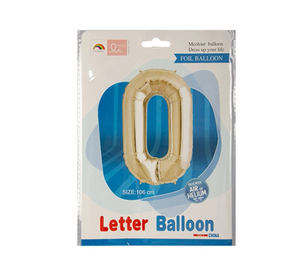 Helium Silver Foil Letter Balloon F-04