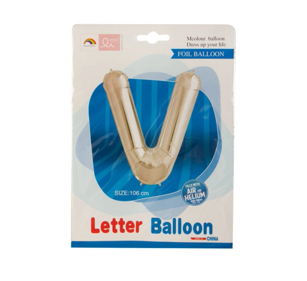 Helium Silver Foil Letter Balloon F-04