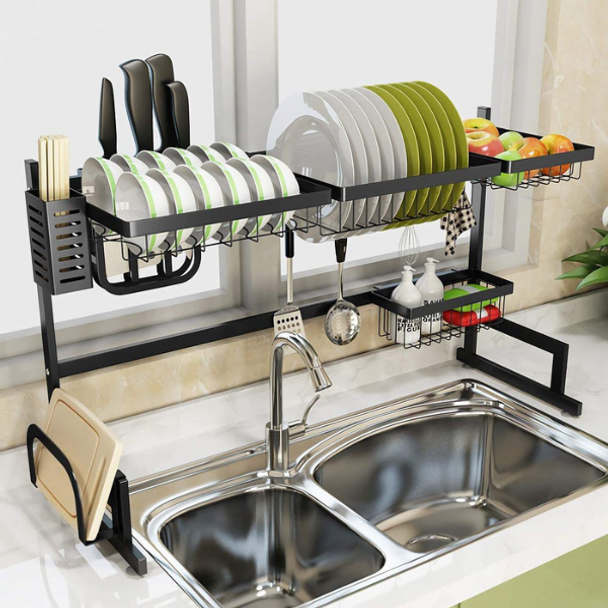 Over-Sink Dish Drying Rack