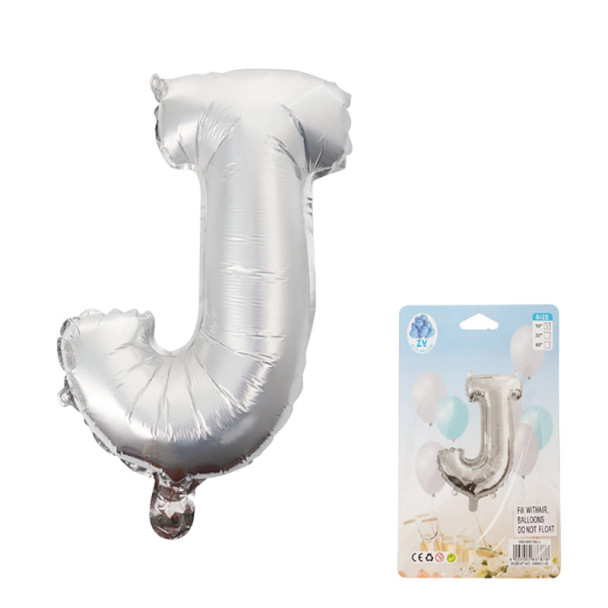 Silver Foil Letter Balloon