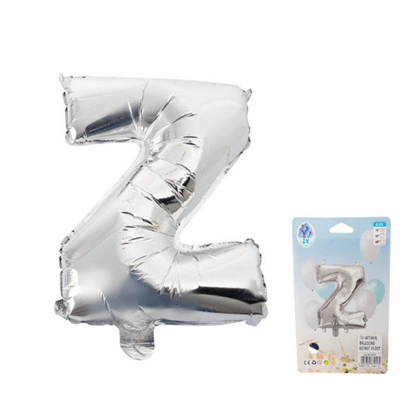 Silver Foil Letter Balloon